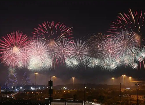 山阳县焰火晚会