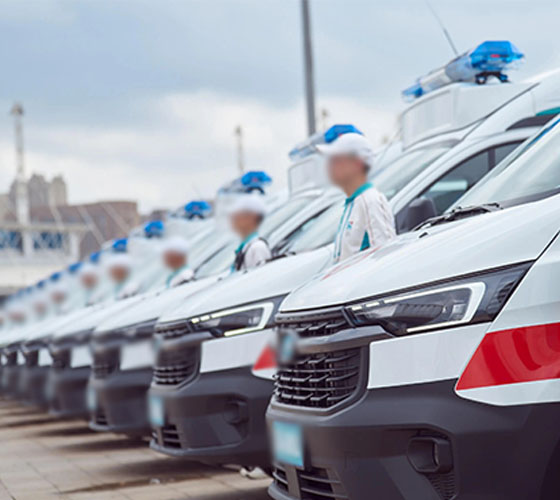 山阳县服务车队展示